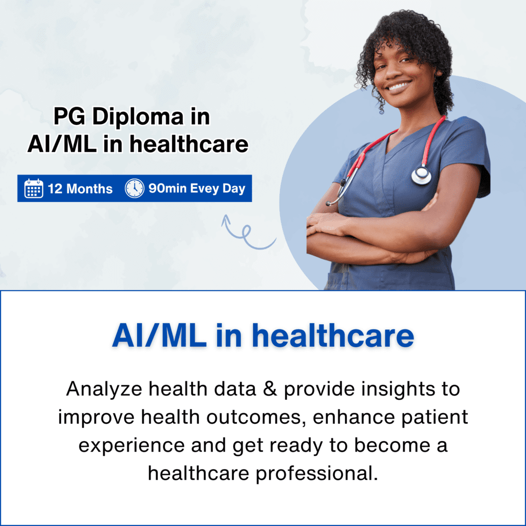 PG Diploma in AI_ML in healthcare