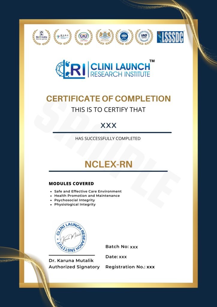 NCLEX-RN Training Program Bangalore