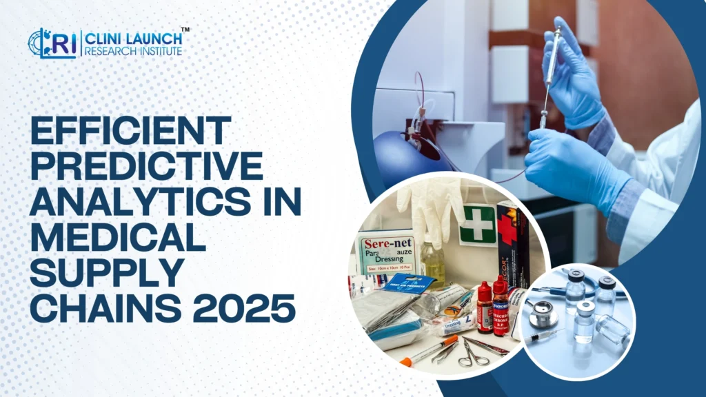 Efficient Predictive Analytics in Medical Supply Chains