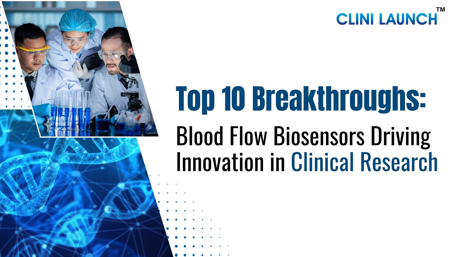 Close-up of a high-tech blood flow biosensor in a clinical research setting, visualizing blood circulation data.