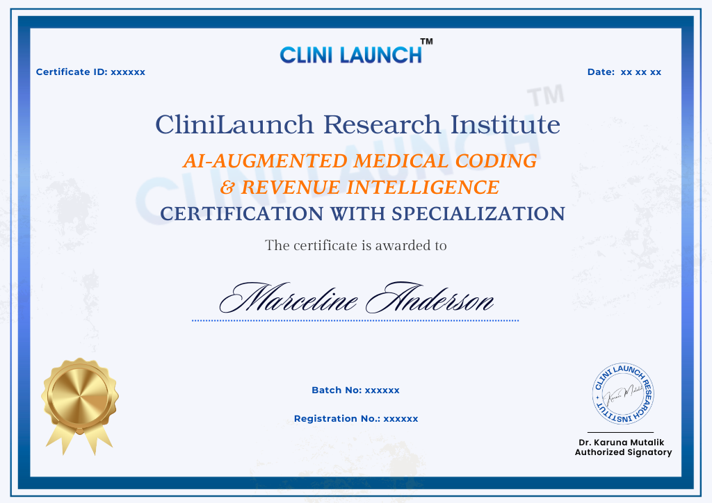 AI-Augmented Medical Coding & Revenue Intelligence Certification with Specialization