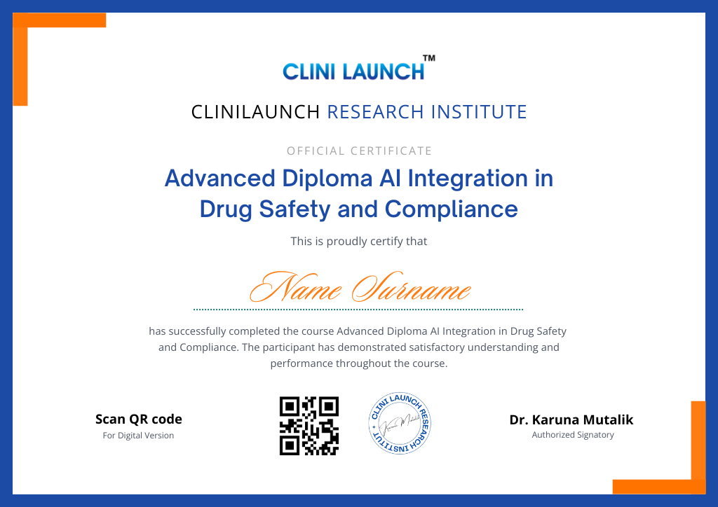 Certification
